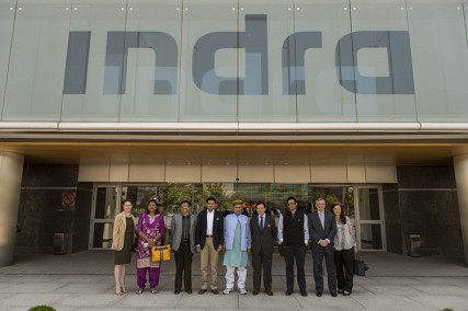Indra shows the Indian Leaders its technology leadership