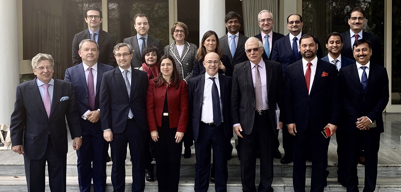 La FCEI, en la delegación oficial del viaje del ministro Josep Borrell a India