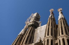 Imagen de la basílica de la Sagrada Familia