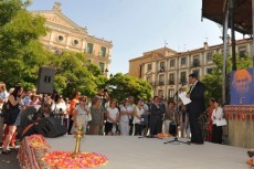 India's Ambassador to Spain during the introduction of the celebrations
