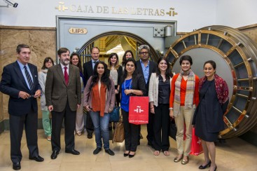 La sede del Instituto Cervantes en Madrid muestra el potencial del español a los líderes