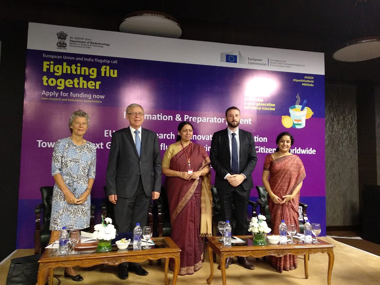 Acuerdo UE-India para desarrollar una nueva vacuna contra la gripe