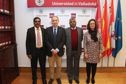 Nuevo convenio de la Universidad de Valladolid con instituciones indias