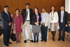 Una delegación india visita las universidades de A-4U