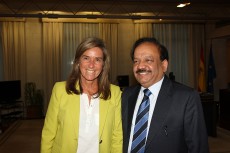 Visita a España del ministro de Salud y Bienestar Familiar de India